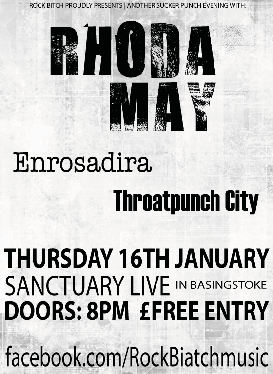 Rhoda May - Enrosadira - Throatpunch City