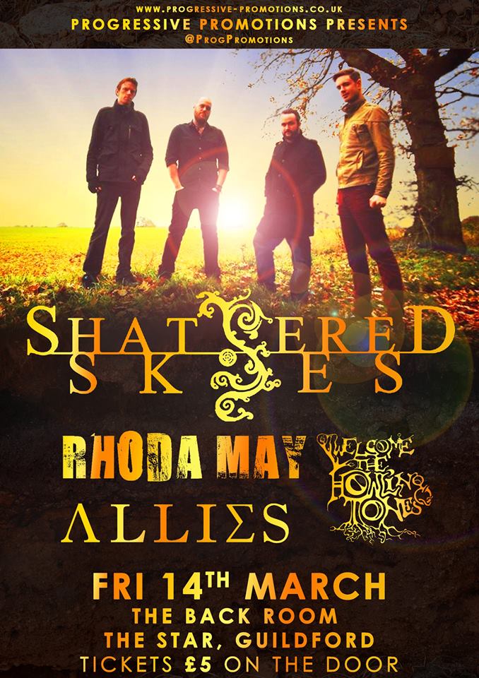 Rhoda May, Shattered Skies, Allies & Welcome The Howling Tones